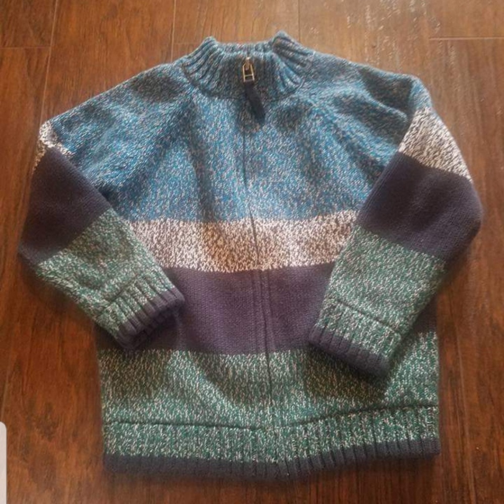 lined sweater